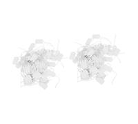 iplusmile 2 Ensembles Étiquettes Vides À Écrire Étiquettes De Prix Multi Fonctionnelles Pour Bijoux Et Artisanat Blanches Avec Ficelle Élastique Pratiques Et Personnalisables 100 Pièces * 2