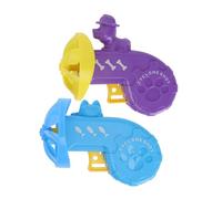 iplusmile 2 Ensembles Jeux Interactifs pour Chats Jouets de Lancer Soucoupes Volantes Plastique Jouets Exercice pour Animaux Intérieur et Extérieur Stimulation et Couleur Couleur Aléatoire