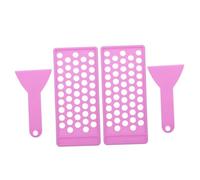iplusmile 2 ensembles Kit de Fabrication de Soin à Lèvres avec Plateau de Remplissage Cavités et Spatule Flexible Outil DIY pour Soin Lèvres Maison