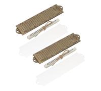 iplusmile 2 Ensembles Lot de Mezuzah Métal Compact Décoration Religieuse Juive Légère et Lisse pour Porte Ornement Judaica Bénédiction Spirituelle Maison