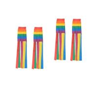 iplusmile 2 Ensembles Manche À Air en Polyester avec Drapeau À Vent Décoration De Pelouse Girouette Manche À Air Suspendue Décoration D'Extérieur Décoration De Jardin 2 pièces * 2