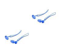 iplusmile 2 Paires Bouchon D'oreille Étanche Enfant D'oreilles De Natation Junior D'oreilles Natation Groupe Accessoires Nageurs Silicium Baignade Adulte Sous Filaire Blue