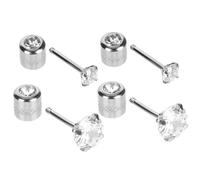 iplusmile 2 paires Boucles Oreilles Zircon pour Femmes et Accessoires de Mode pour Look Chic Hypoallergéniques et Confortables Parfaits pour Occasions Spéciales