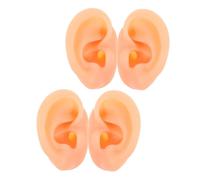 iplusmile 2 Paires Modèles Oreille Silicone Souple Flexible Oreilles Artificielles Réalistes pour Pratique de Piercing de Bijoux et Formation Médicale