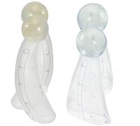 iplusmile 2 paires Protection Corne Vache Silicone Épaisse Combat Accessoire Ferme pour Bovins Lot de Petit Grand