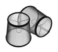 iplusmile 2 pièces Abat Jour Tissu Simple Abat Jour Clip pour Lampe de Chevet et Chambre Remplaçant Opaque Décoratif Facile à Installer pour Salon et Chambre