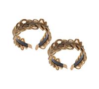 iplusmile 2 pièces Bandeaux Tressés Perruque Femme avec Dents Antidérapantes Accessoires Cheveux Réglables Style Naturel et Élégant Lot