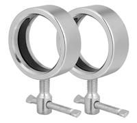 iplusmile 2 Pièces Barbell Collars Metal Spring Clamp Clips Heavy Duty Weightlifting Training Locking Clips Portable Dumbbell Barbell Security Collars for Gym