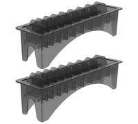 iplusmile 2 Pièces Boîte de Rangement et Peignes de Limitation pour Tondeuse Électrique avec Compartiments Étui de Protection pour Accessoires de Coiffure