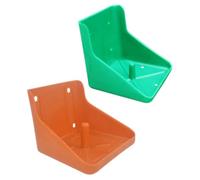 iplusmile 2 Pièces boîte en Briques de sel Bol de sel Support d'alimentation en sel pour bétail Mouton Support à lécher Les Briques de sel conteneur de Stockage de fourrage salé Plastique