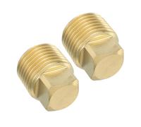 iplusmile 2 Pièces Bouchon de Vidange Bateau Laiton Raccord Fileté Étanche pour Coque Yacht Accessoire Résistant Corrosion Adapté Maintenance