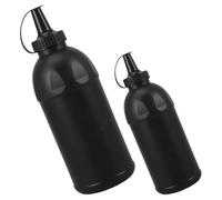 iplusmile 2 Pièces Bouteilles de Recharge à Perles Réutilisables 800ml en Plastique PP Rond, Design Ergonomique et Capacité Grosse pour Rangement Pratique D'accessoires de Jeu
