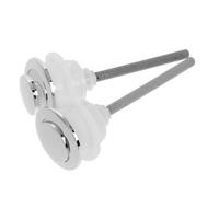 iplusmile 2 pièces Bouton de Réservoir Wc à Poussoir Unique Accessoires pour Dimensions Installation Facile Eau Compatible avec Réservoirs Standards