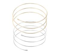 iplusmile 2 pièces Bracelet Bras Femme Doré Métal Design Punk Spirale Minimaliste Superposé Léger et Confortable pour Style Élégant et Dynamique