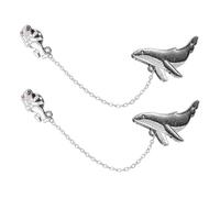 iplusmile 2 pièces Broches Astronaute Baleine Alliage Lot de Pins Créatifs pour Vêtements Épingles de Revers Polyvalentes pour Tenue Quotidienne et Événements