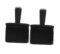 iplusmile 2 pièces Brosse à Cou Professionnelle Kit de Nettoyage de Cheveux pour Salon et Maison Brosse à Cheveux Antistatique avec Poignée Poussière Autour Cou Oreilles