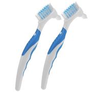 iplusmile 2 pièces Brosse pour Nettoyage Carapace de Tortue Poils Souples et Durables Nettoie Crevasses et Grandes Surfaces pour Terrarium et Coquilles Lot de Bleu