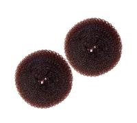 iplusmile 2 pièces Bun Maker Donut Nylon pour Cheveux Fins Accessoire Coiffure Ballet pour Filles Forme Boule Chignon Élégant Lot de Moyen