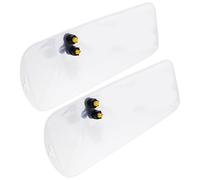 iplusmile 2 Pièces Buse de Pulvérisation Atomisante en Plastique avec Bouclier Anti-Vent, Pulvérisateur Haute Efficacité pour Agriculture et Horticulture, Fine Brume pour Jardinage