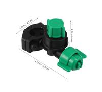 iplusmile 2 Pièces Buse Pulvérisateur Agricole Haute Pression Embout Forme Déventail Antidéversement Compatible Double Flux pour Pulvérisateurs Électriques Adaptée Aux et Champs