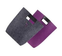 iplusmile 2 pièces Cabas Feutre Grand à Main Polyvalent pour Bible Courses et Rangement Élégant avec Capacité Poignée Pratique Gris