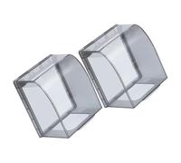 iplusmile 2 pièces Cache Prise Mural Étanche Protection Transparente pour Prise Salle de Bain et Extérieur Boîtier Résistant à Eau Compatible et Double Couverture Pratique et Réutilisable