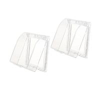 iplusmile 2 pièces Cache Sonnette Extérieur Transparent Étanche Lot de Protection Pluie pour Interrupteur de Sonnette Adapté Intérieur et Jardin Protège Lhumidité et Prolonge la Durée de