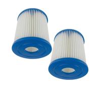iplusmile 2 pièces Cartouche Filtre Spa Compatible Pompe Piscine Type I Matériau Pratique et Sécurisé Piège Micro-impuretés pour Eau Claire et Propre Facile à Nettoyer et Remplacer
