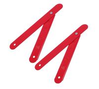 iplusmile 2 Pièces Charnières de Renfort Aluminium pour Échelle Accessoires Robustesse et Stabilité Kit de Support pour Escabeau et Échelle à Marches