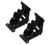 iplusmile 2 Pièces Charnières Pliantes Invisibles Connecteurs Angle Multifonctionnels pour Meubles Charnières Robustes pour Portes de Cuisine et Mobilier de Chambre Finition et Silencieuse