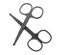 iplusmile 2 pièces Ciseaux à Poils de Nez Acier Inoxydable pour Hommes et Femmes Lames Précises à Bout Rond Sécurisé Tondeuse Manuel pour Coupe Poils Nez et Oreilles Ergonomique