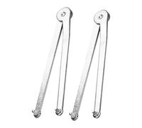 iplusmile 2 pièces Clé à Molette Réglable pour Meuleuse Angle Clé à Cliquet Épaisse Outil Professionnel de Maintenance et Démontage Compatible Diverses