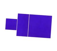 iplusmile 2 Pièces Cobalt Glass Sheets for Chemistry Experiments Flame Color Reaction Plates Reusable and Student Friendly for School Labs and Accurate Science Education