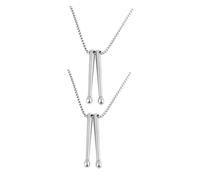 iplusmile 2 pièces Collier Pendentif Femme Forme Baguette de Tambour de Élégant et Bijoux pour