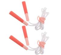 iplusmile 2 pièces Corde à Sauter Garçon Fille Réglable Corde avec Poignée Douce Résistance pour Garçons Filles Activité Extérieure