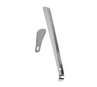 iplusmile 2 pièces Coulisse Acier Inoxydable Longue de Accessoires de Chaussure Portables avec Poignée Ergonomique pour Facile