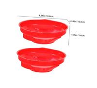 iplusmile 2 pièces Couvercles de Protection Anti-poussière Plastique pour Détecteurs de Fumée de Cuisine Protection Poussières et Débris pour Alarmes Domestiques