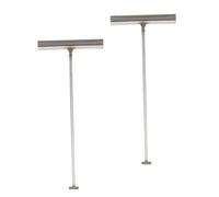 iplusmile 2 Pièces Crochet T Acier Inoxydable pour de et Roulantes Lot de Outil Robuste Antidérapant avec Poignée Ergonomique pour des Regards et Bouches Égout