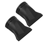 iplusmile 2 pièces Diffuseur pour Sèche-cheveux Noir Concentrateur de Flux Focalisé Plastique Léger pour Cheveux Bouclés Accessoire Coiffure Compatible Diamètre