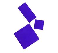 iplusmile 2 Pièces Drap en Verre De Cobalt Appareil D'expérience De Remplacement Outils D'expérience De Chimie De Remplacement Fournitures Scientifiques Matériel Scolaire Un Verre Bleu