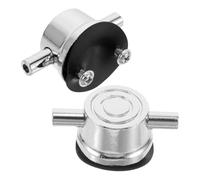 iplusmile 2 Pièces Drum Mounting Hardware Metal Lugs Double End Design Stable Connection Performance For Standard Tom Drum Kit