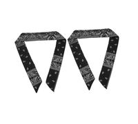 iplusmile 2 Pièces Écharpes de Tête Élastiques pour Hommes et Femmes Bandeaux Sportifs Absorbants Accessoires de Fitness Headband Pirate pour Yoga Sport