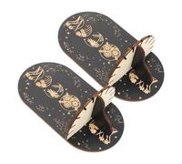 iplusmile 2 pièces Étagère Murale en pour Cristaux Décoratifs Style Bohème Support Suspendu pour Pierres Précieuses et Ornements Festifs