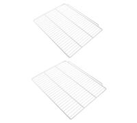 iplusmile 2 Pièces Etagères Réfrigérateur Métal Résistantes Séparateurs Horizontaux pour Organisation Intérieure Fil pour Compartiments Frigo et Congélateur Installation Facile sans Outils