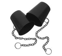 iplusmile 2 Pièces Éteignoir à Torche Tiki Vintage en Fer Noir pour