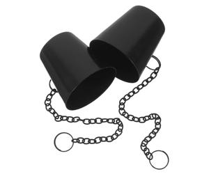 iplusmile 2 Pièces Éteignoir à Torche Tiki Vintage en Fer Noir pour