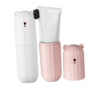 iplusmile 2 pièces Étui Brosse Dent Voyage avec Couvercle Portable et Multifonction Protection Compacte et Tasse de Voyage pour Camping Rangement Brosse Dents et Accessoires Personnels