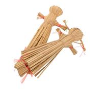 iplusmile 2 Pièces Figurines Épouvantail Automne Décor Campagne Maison Couple Masculin et Féminin pour Centre de Table Thanksgiving et Décoration Intérieure et Extérieure