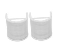 iplusmile 2 pièces Filtre Anti-pop Micro Main Métal U Pare-vent Microphone Portable Protection Éclaboussures Salive Couverture Maille Blanche