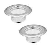 iplusmile 2 pièces Filtre de Vidange Acier Inoxydable Tamis de Drainage pour Évier de Cuisine Maille Fine Obstruction pour Récupération de Déchets Alimentaires